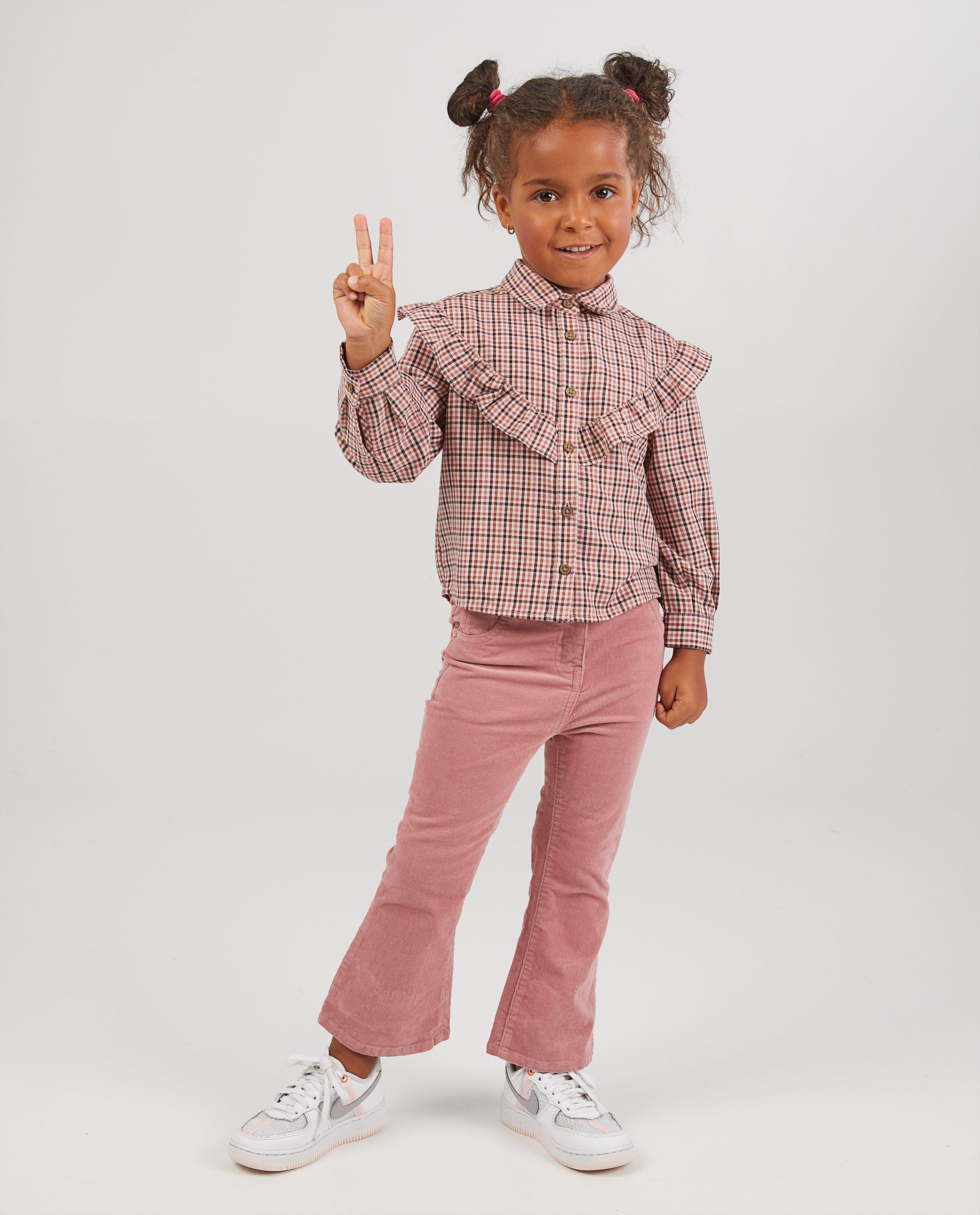 Roze hemd met ruitpatroon - allover - Milla Star