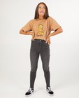 Garfield-shirt van biokatoen - in bruin - Groggy