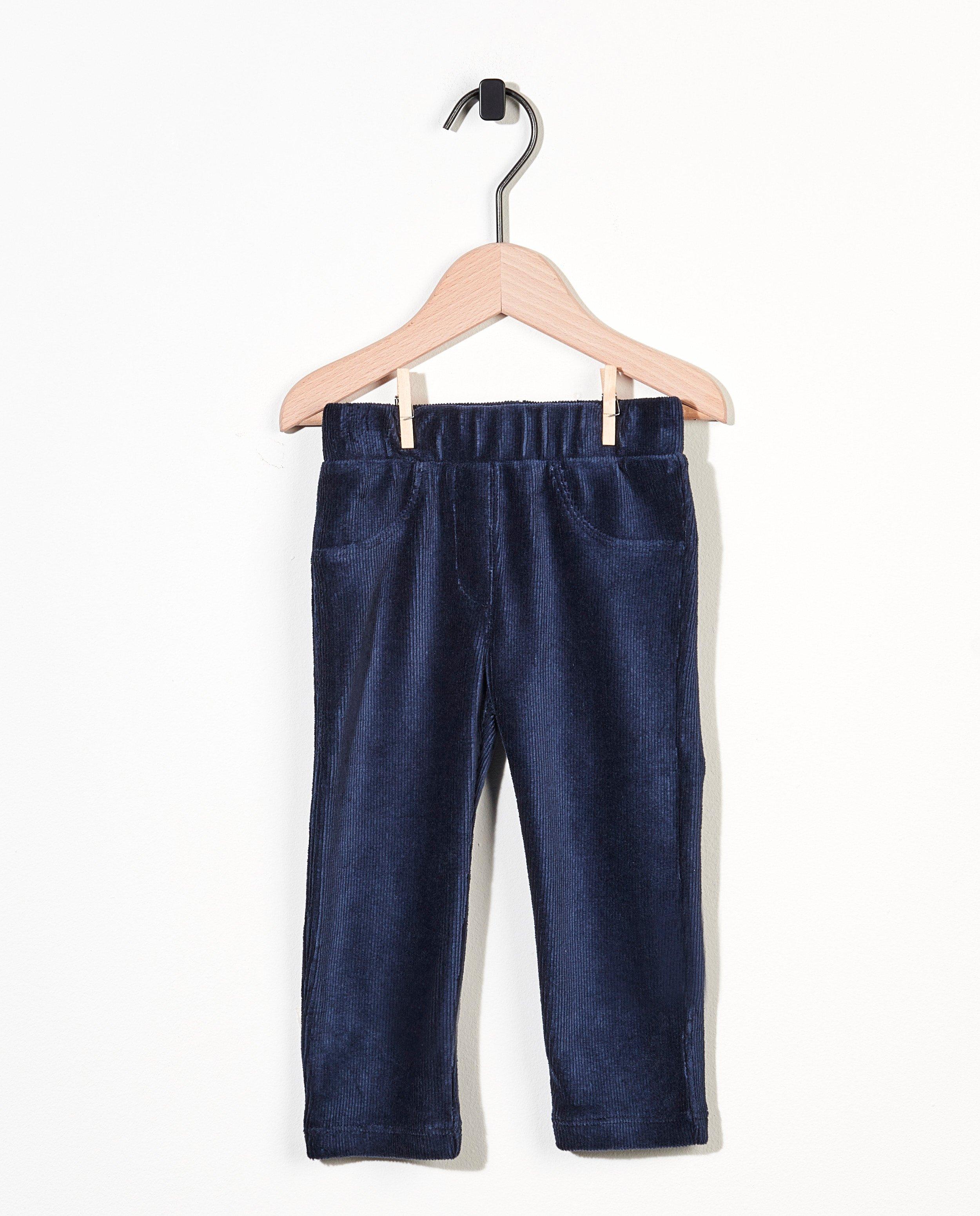 Pantalon rouille BESTies - en velours côtelé - Besties