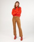 Pull en tricot orange Karen Damen - grosses mailles - Karen Damen