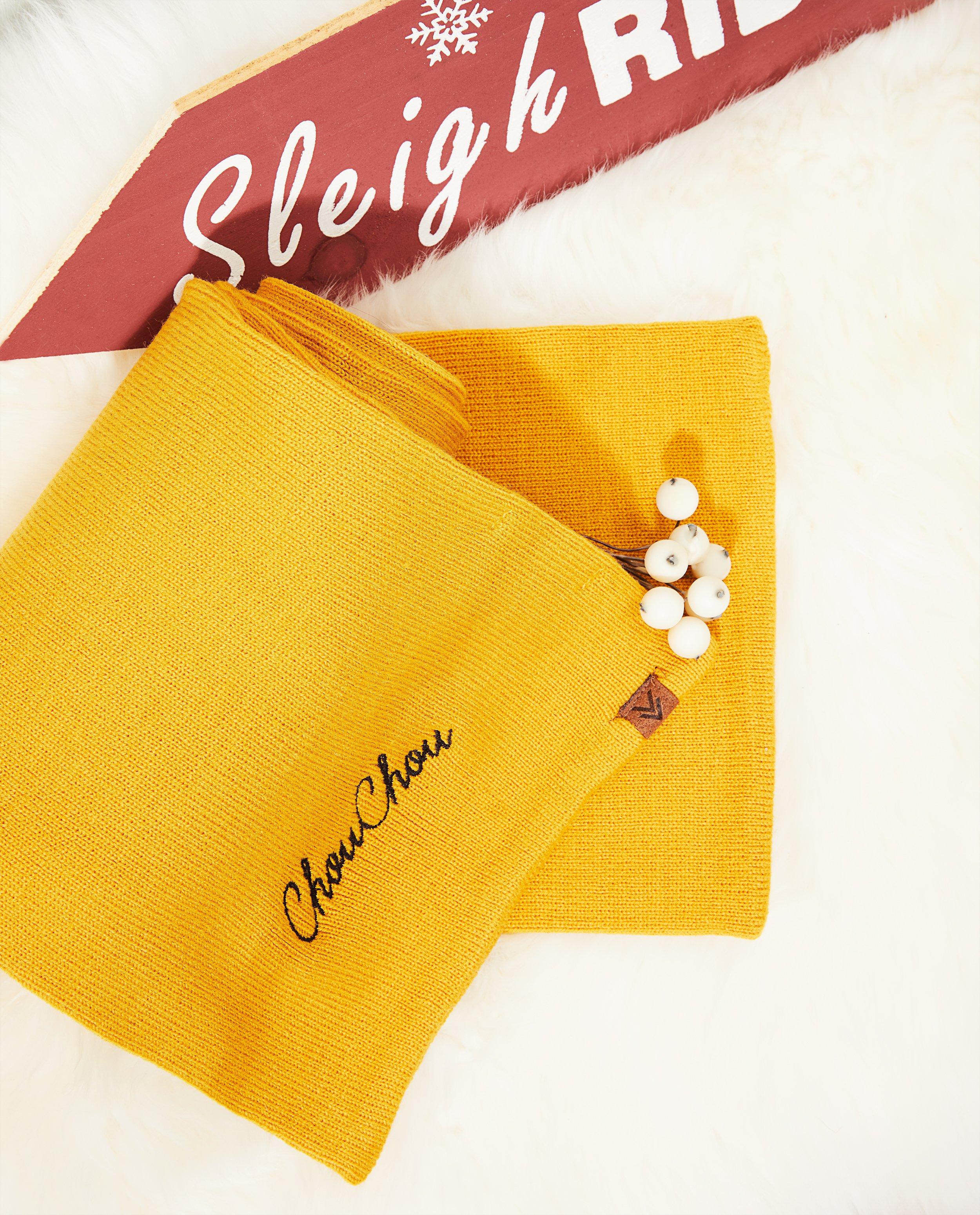 Breigoed - Gele unisex sjaal, Studio Unique