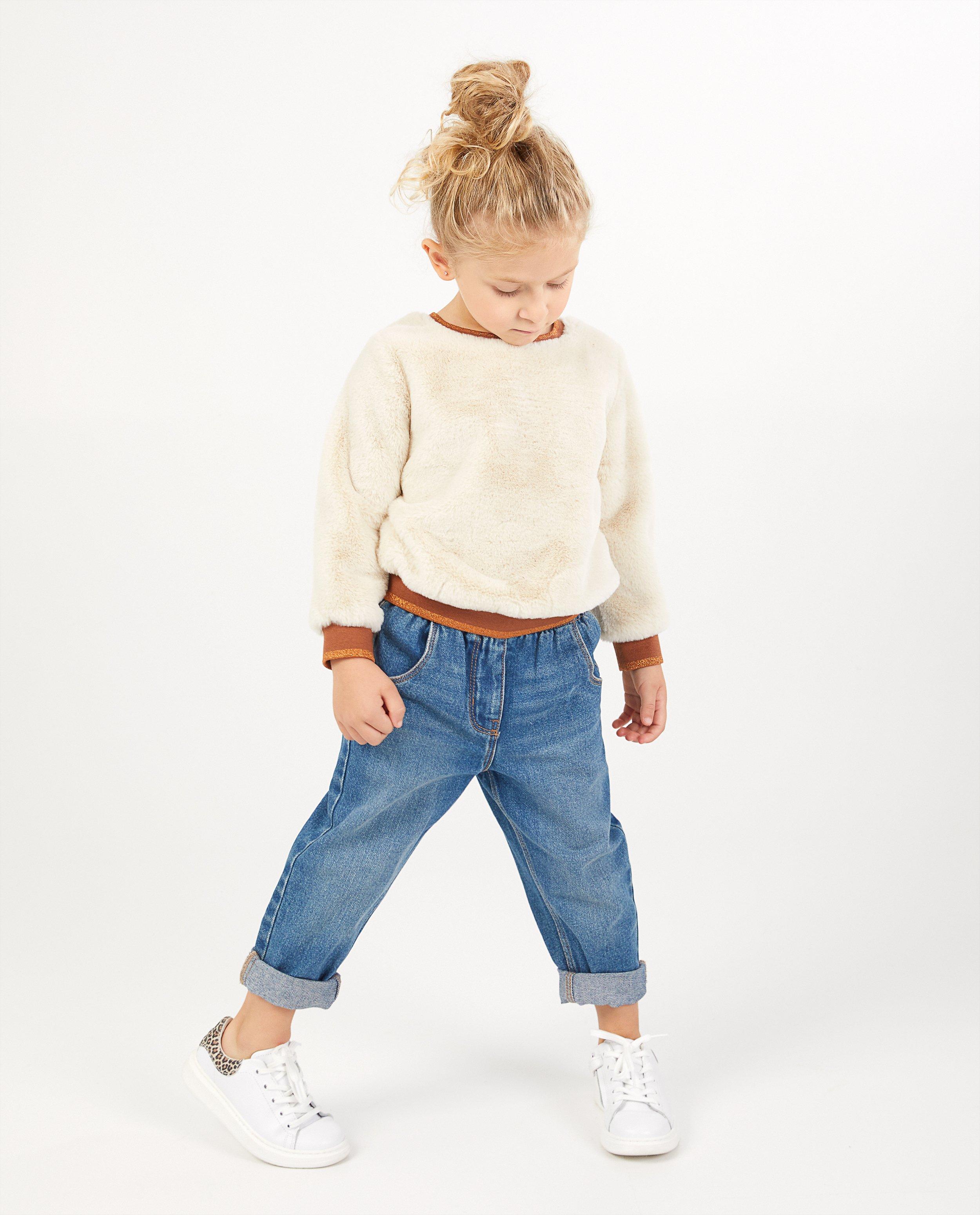 Sweat écru en fausse fourrure - super doux - Milla Star