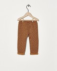 Pantalon brun à imprimé Besties - imprimé intégral - Cuddles and Smiles