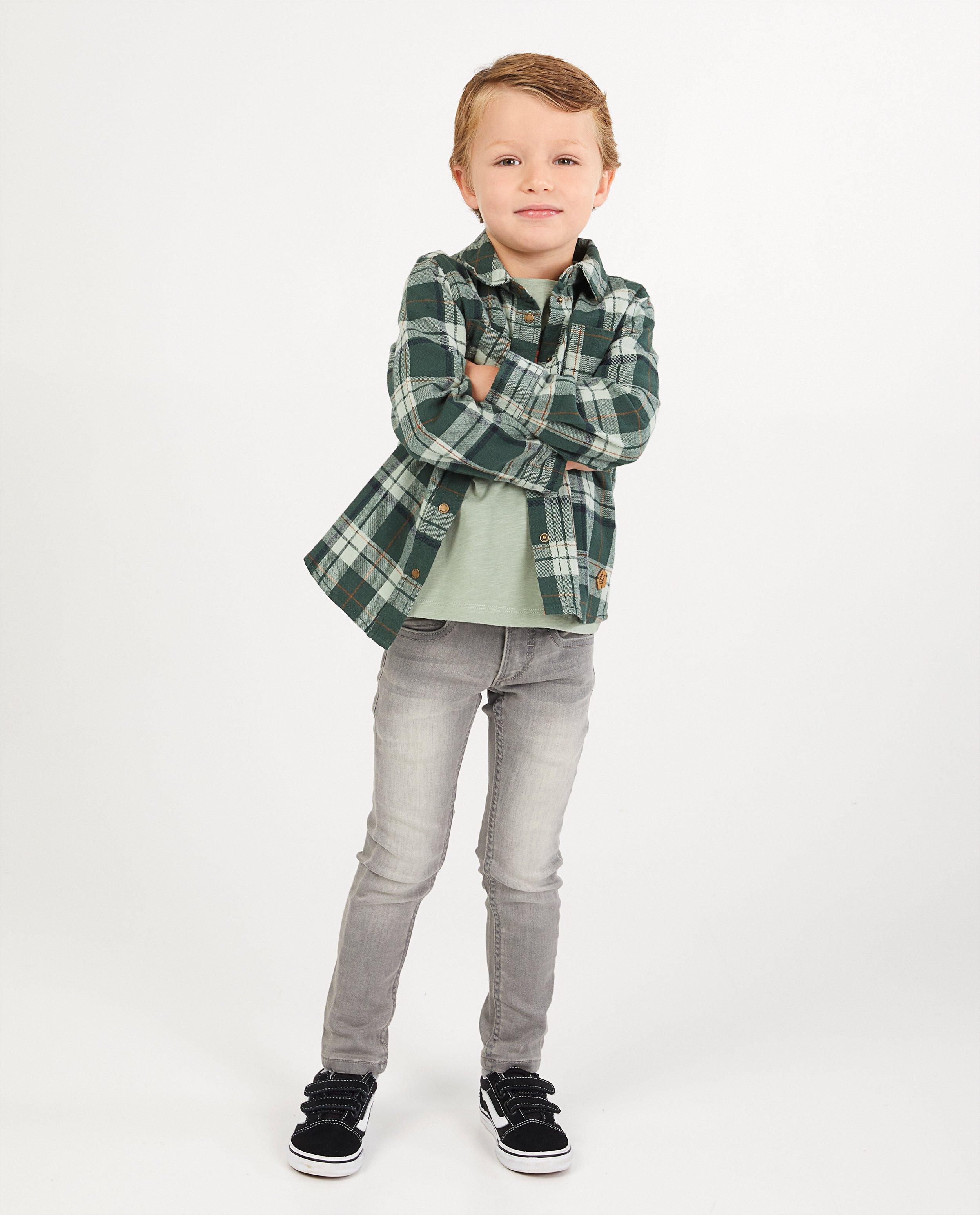 Chemise verte à carreaux Vic - intégral - Vic le Viking