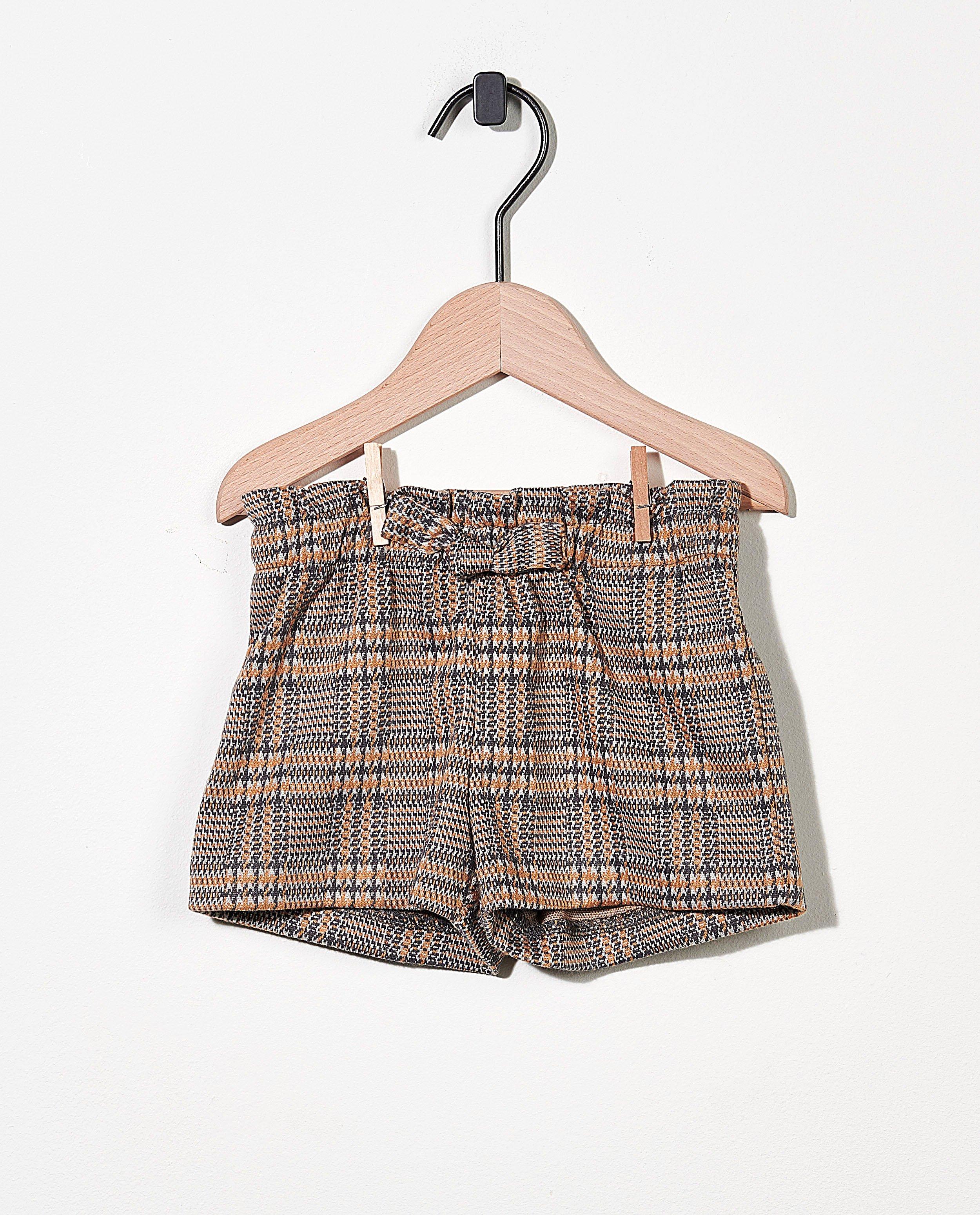 Sweatshortje met ruitpatroon - allover - Cuddles and Smiles