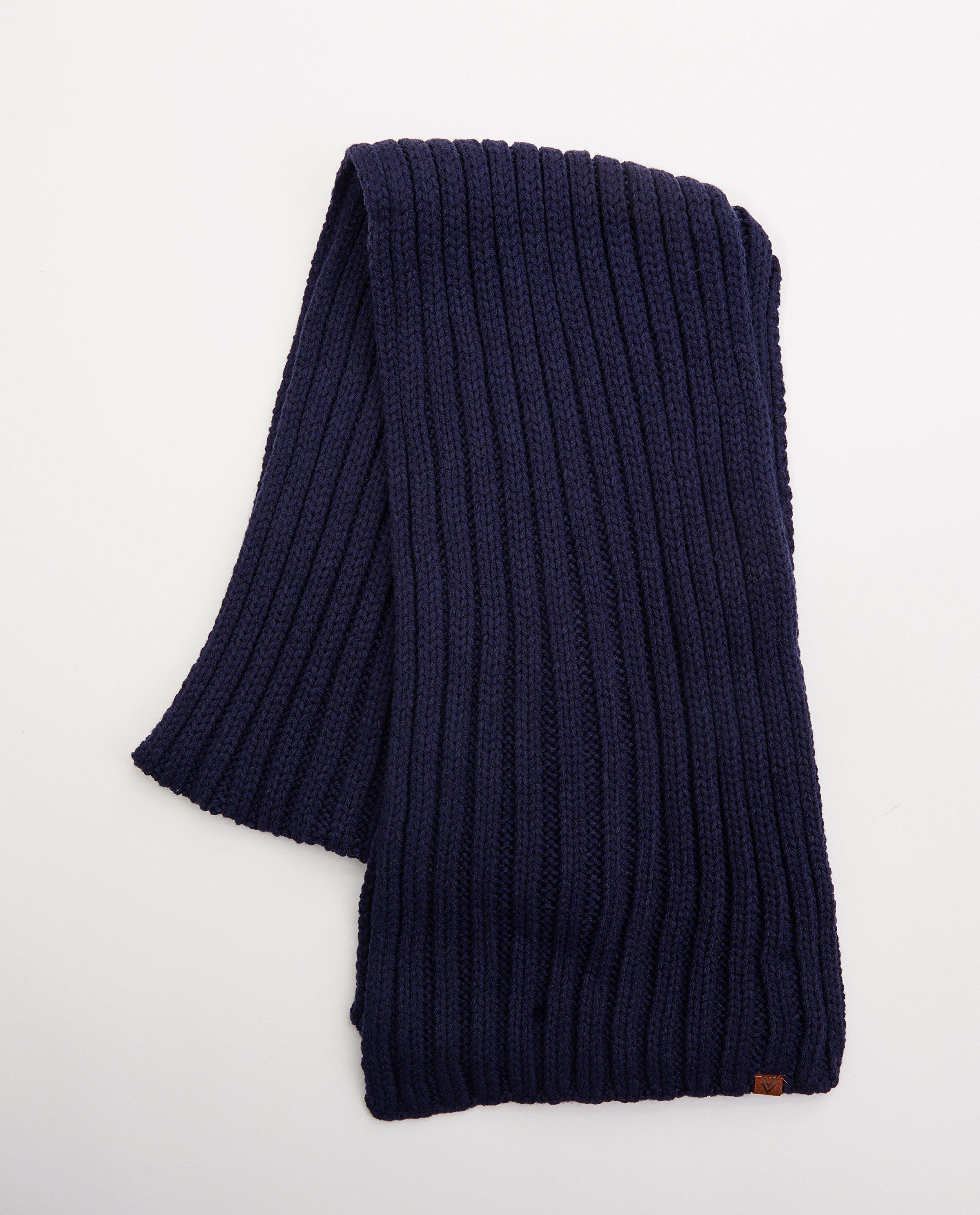 Écharpe bleue - tricot - JBC