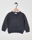Pull en tricot bleu-vert - fin tricot - Cuddles and Smiles