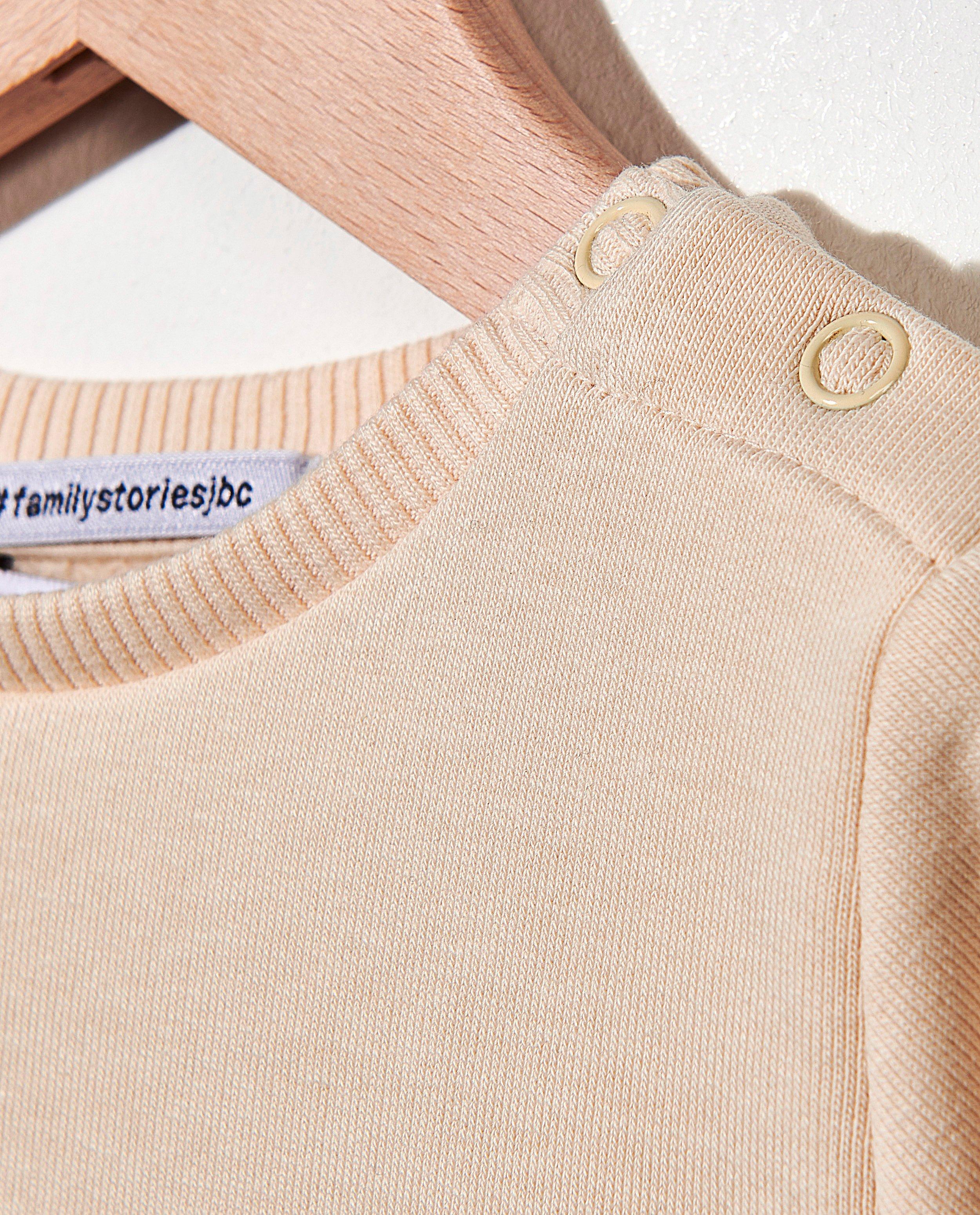 Ecru sweater met opschrift (NL) - Product Detail - lichtbeige - afbeelding nummer 4