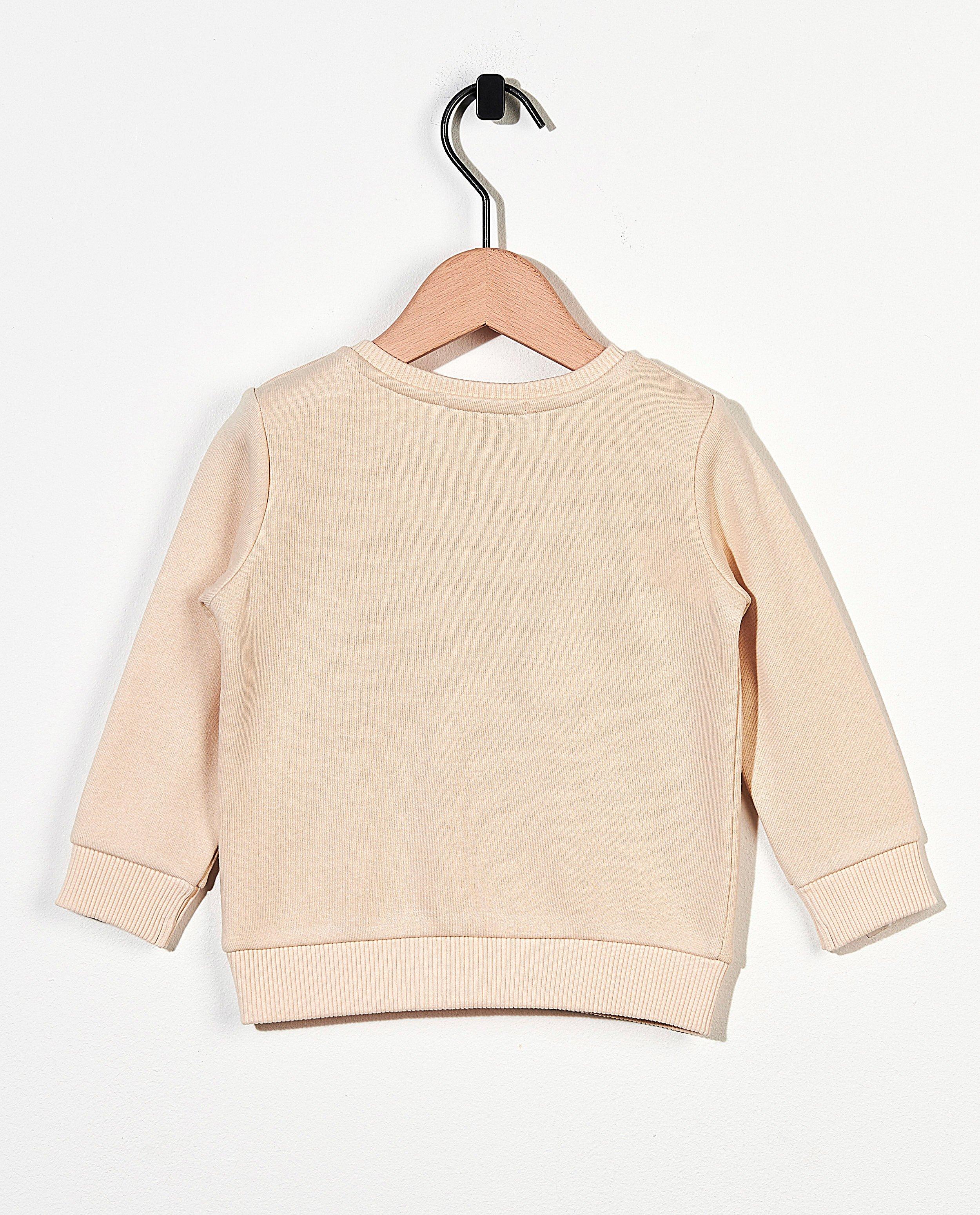 Ecru sweater met opschrift (NL) - Product Detail - lichtbeige - afbeelding nummer 2