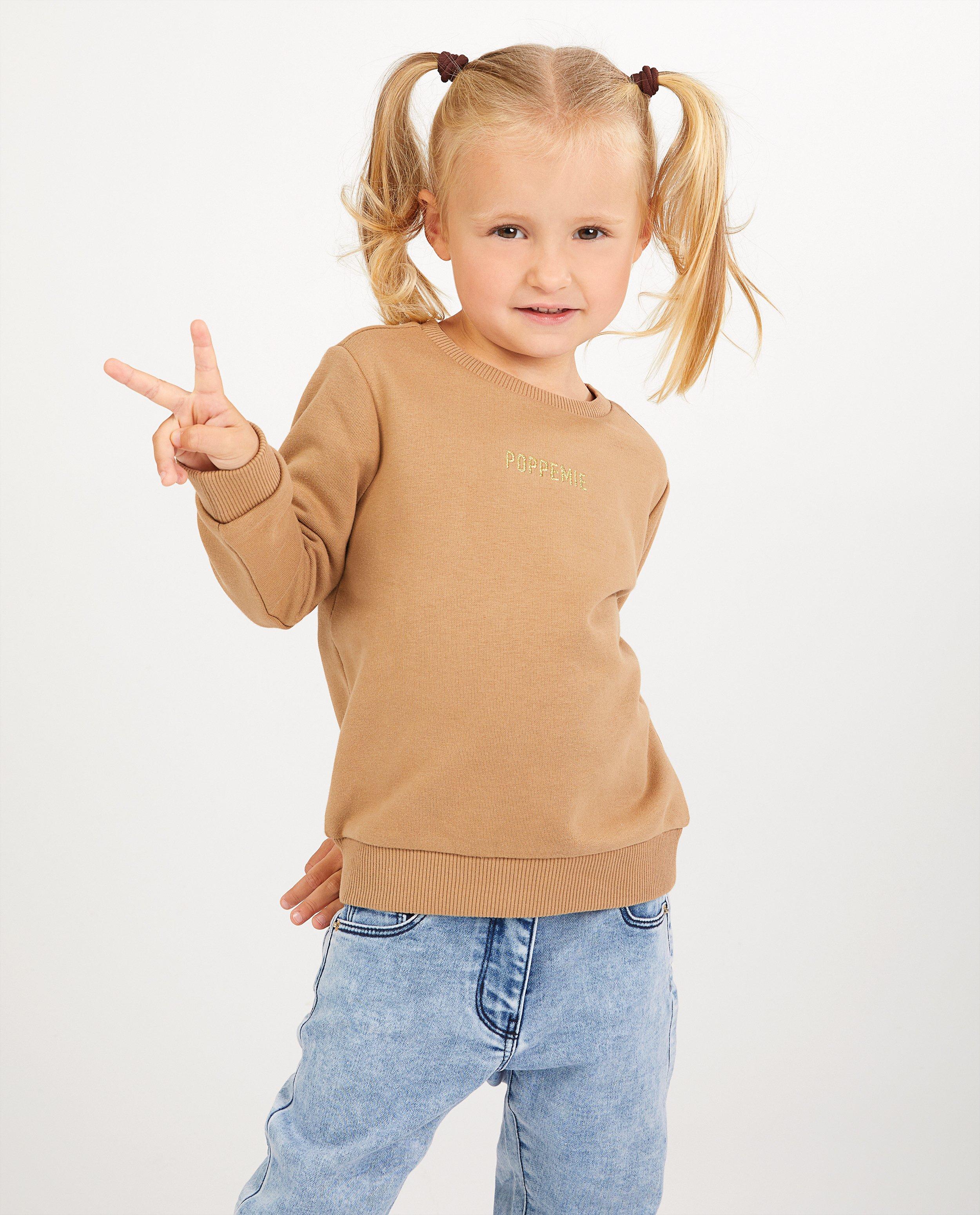 Bruine sweater met opschrift (NL) - Product Detail - beige - afbeelding nummer 2