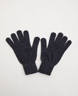 Grijze handschoenen - one size - fijne brei - JBC