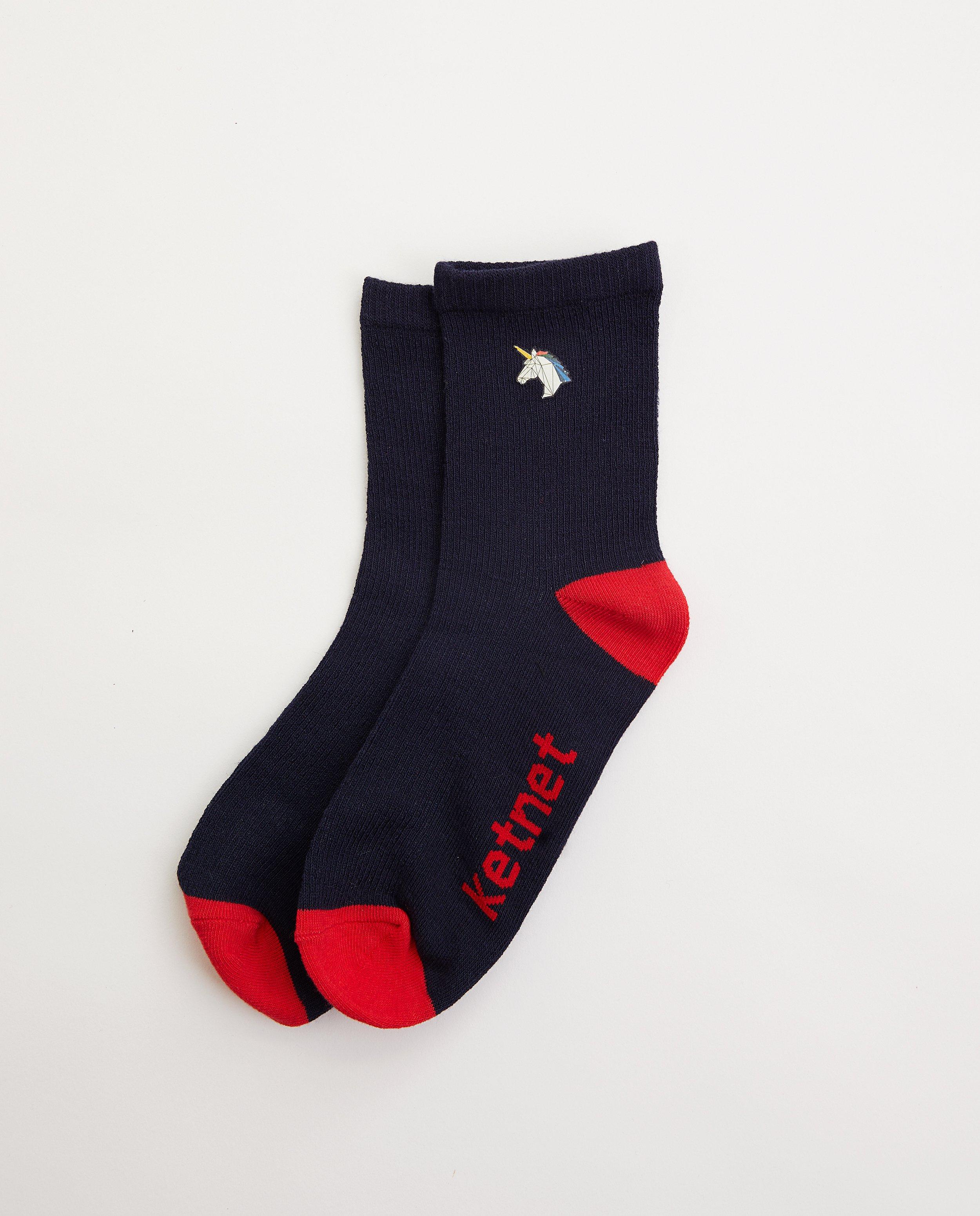 Chaussettes bleues Ketnet - avec licorne - JBC