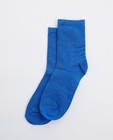 Chaussettes bleues avec fil métallisé - imprimé intégral - JBC