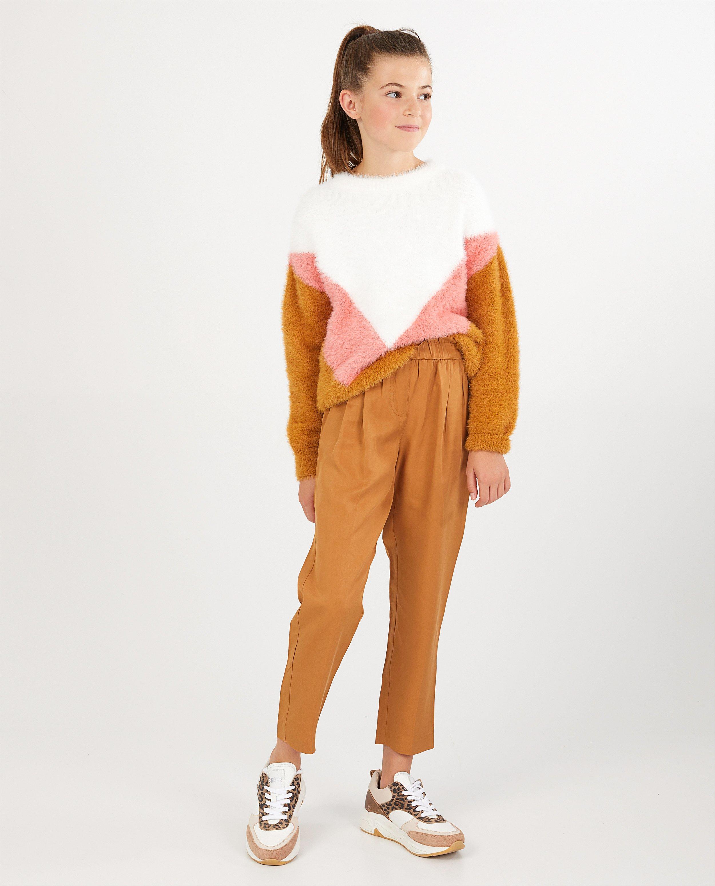 Okergele broek - loose fit - Fish & Chips