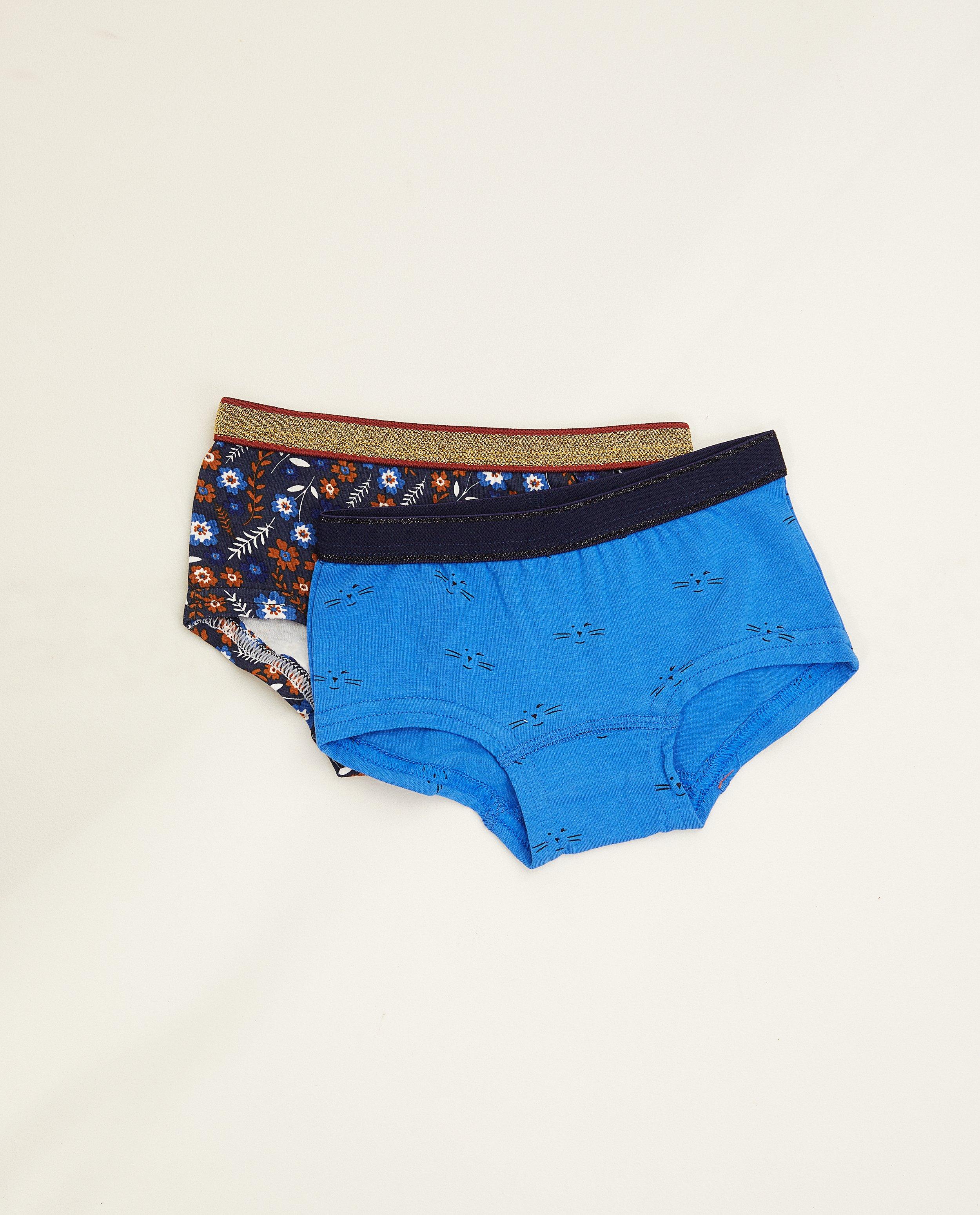 Lot de 2 hipsters - fleurs - avec imprimé - JBC