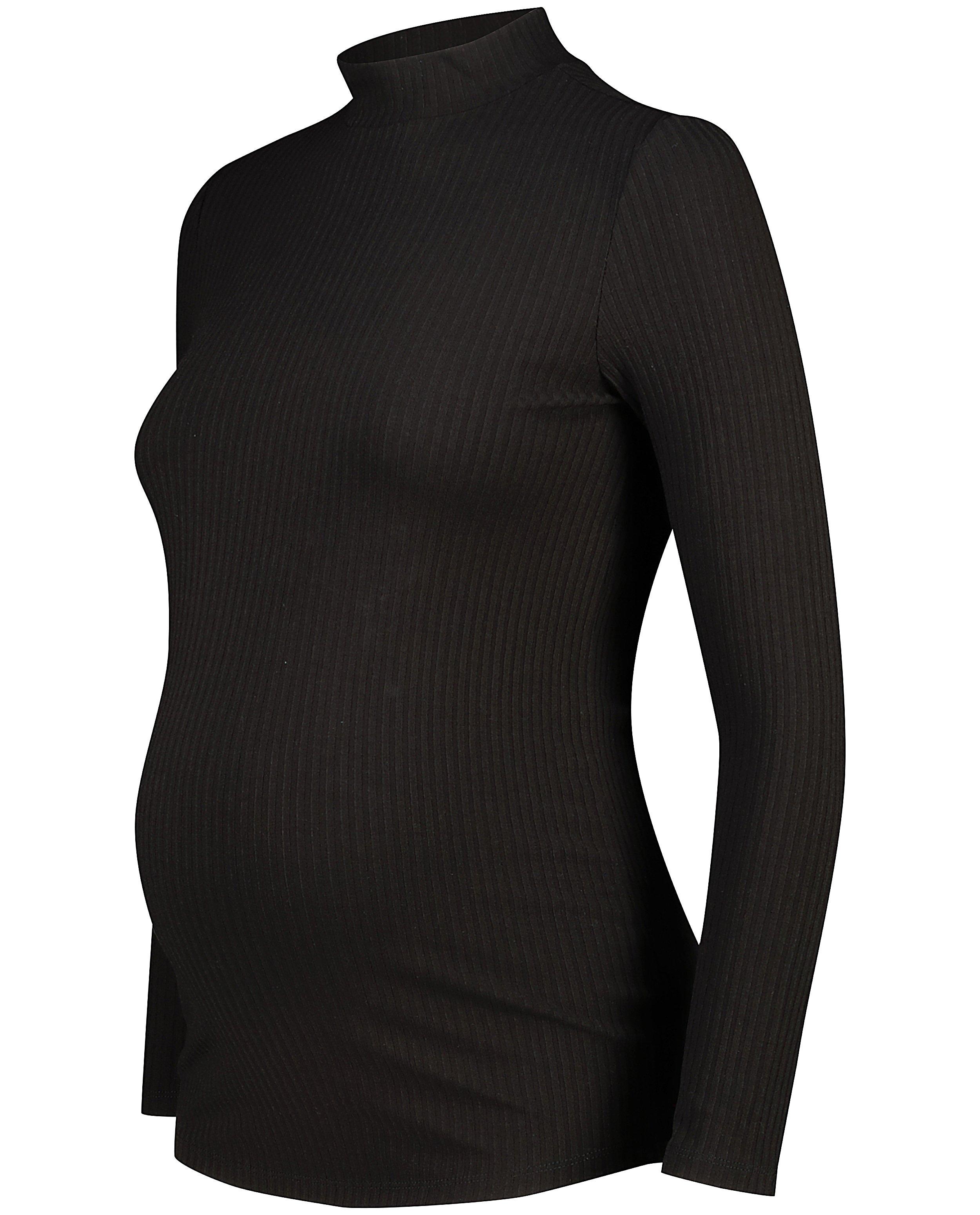 Zwarte longsleeve JoliRonde - zwangerschap - Joli Ronde