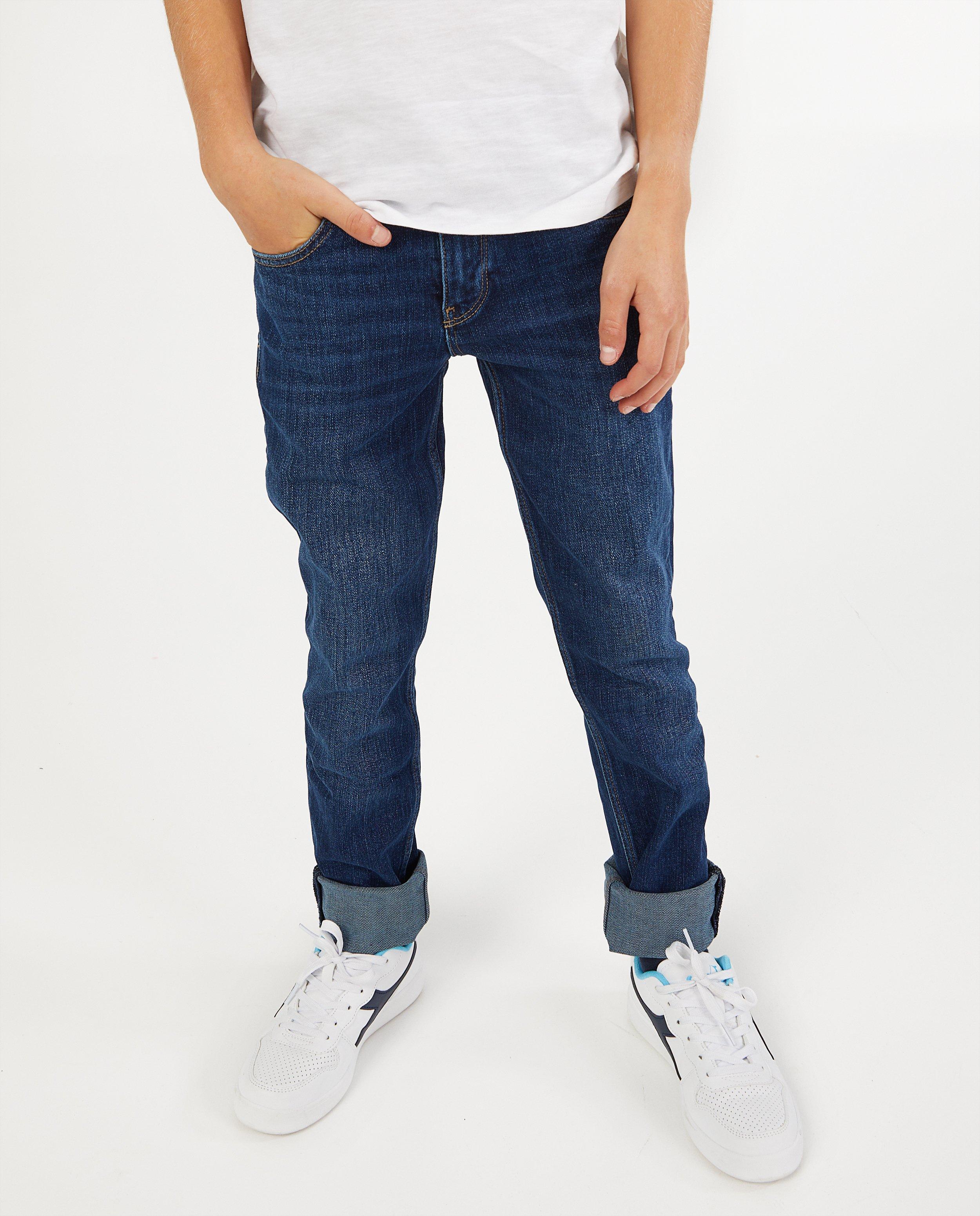 Jeans - Post-consumer jeans, slim fit