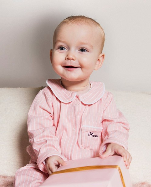 Pyjama rose pour bébés, Studio Unique - personnalisable - JBC