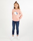 Roze sweater met eenhoorn Ketnet - print - Ketnet