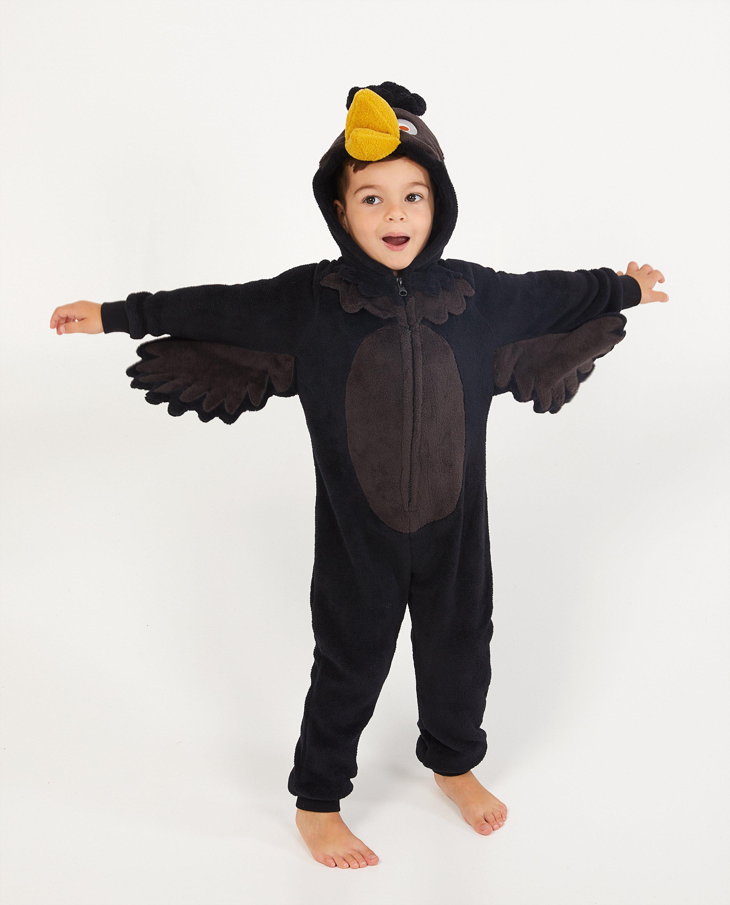 Raaf-onesie Fabeltjeskrant - met vleugels - Fabeltjeskrant