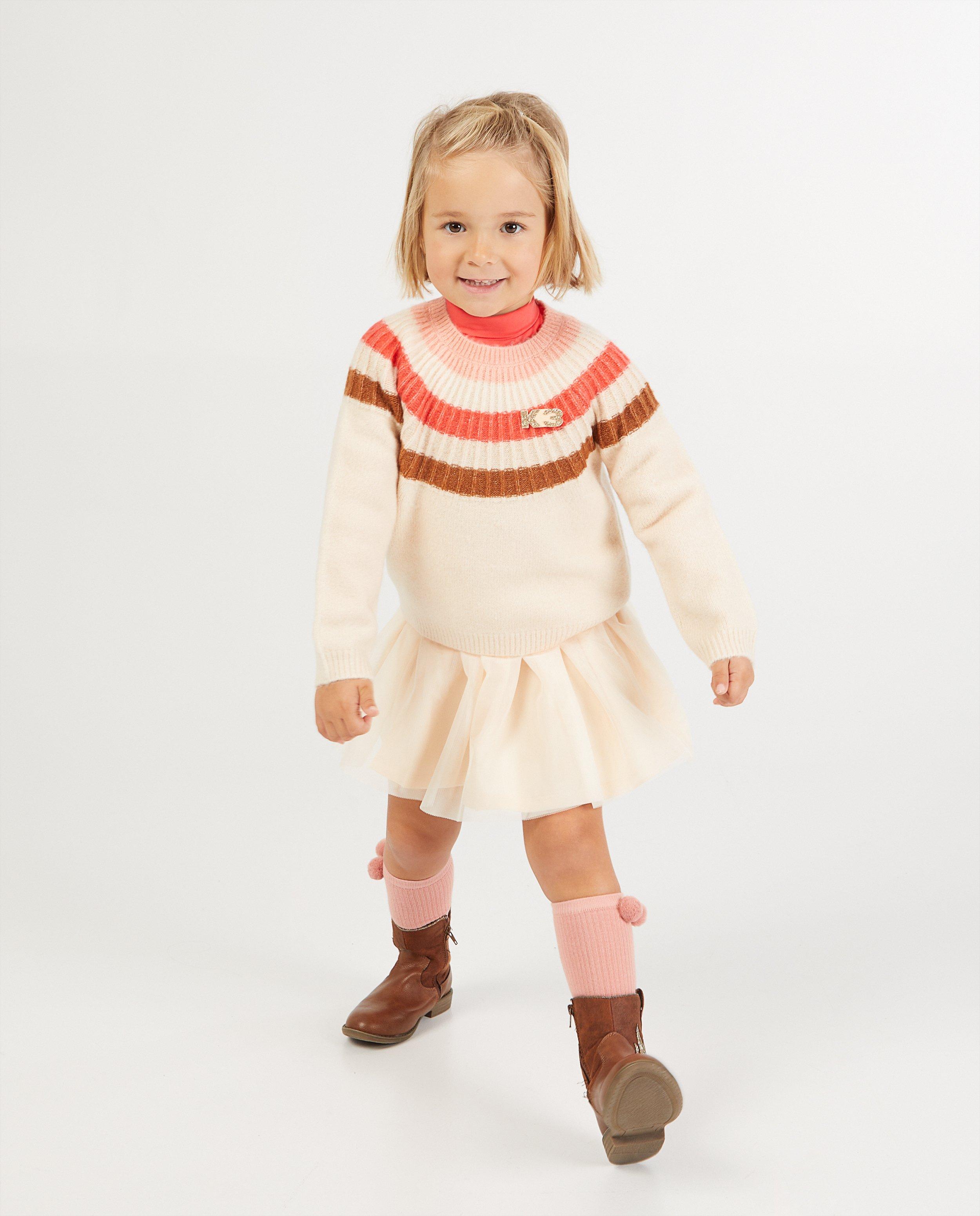 Lichtroze rok met tule K3 - effen - K3