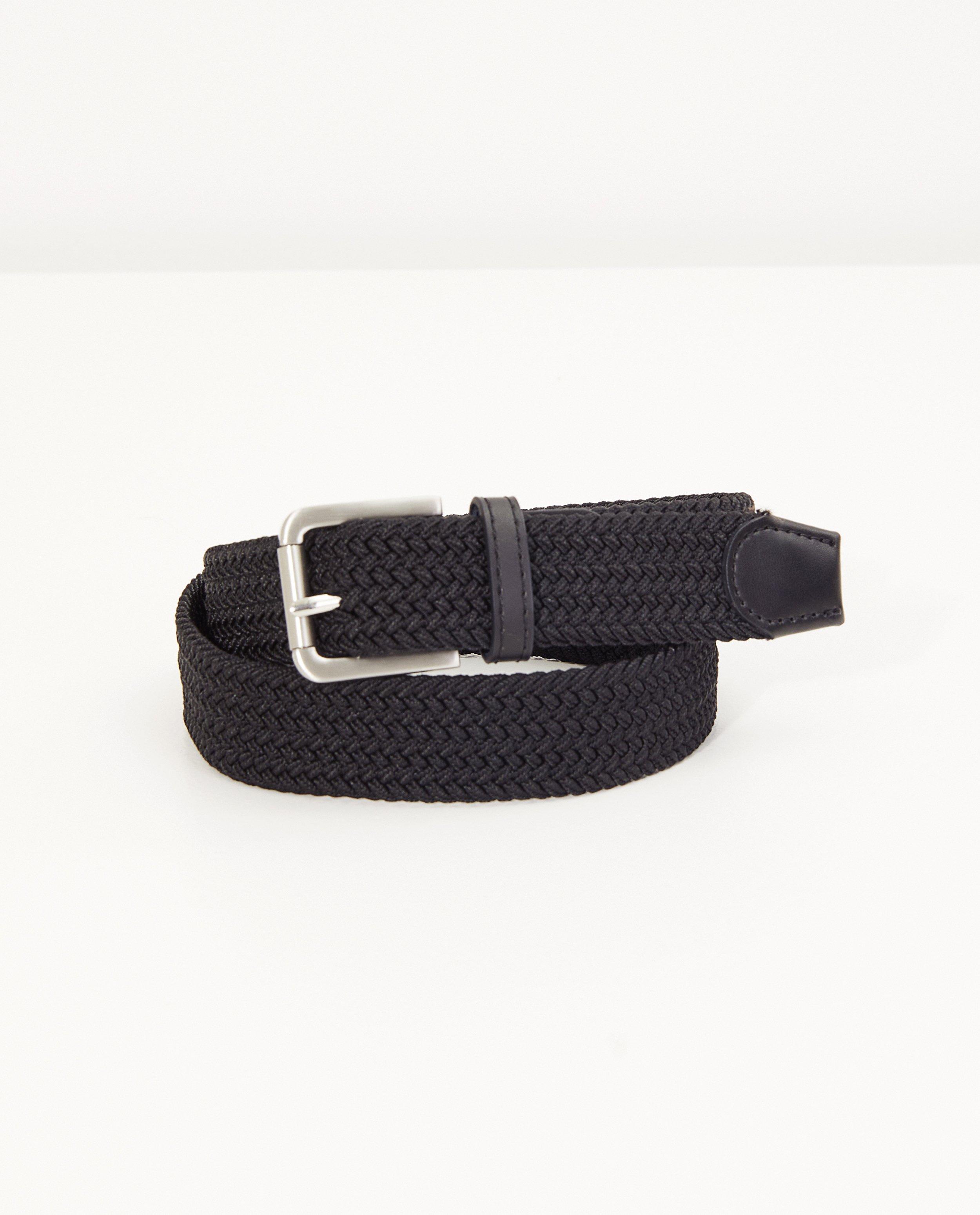 Ceinture noire, 7-14 ans - détail tressé - JBC