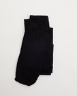 Collants noirs avec fil métallisé, 7-14 ans - stretch - JBC