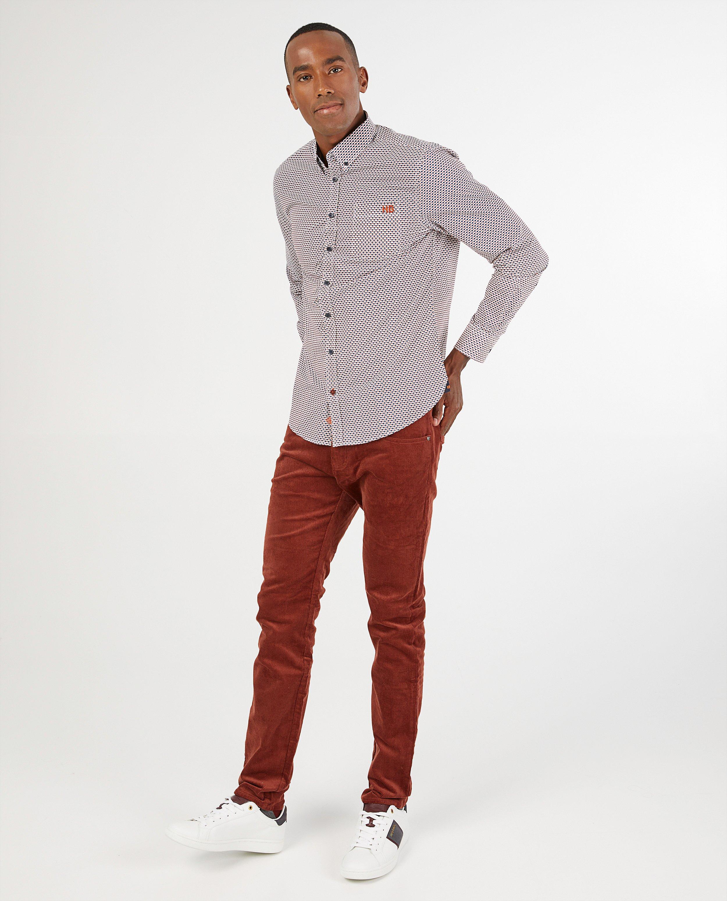 Chemise blanche avec imprimé Hampton Bays - imprimé intégral - Hampton Bays