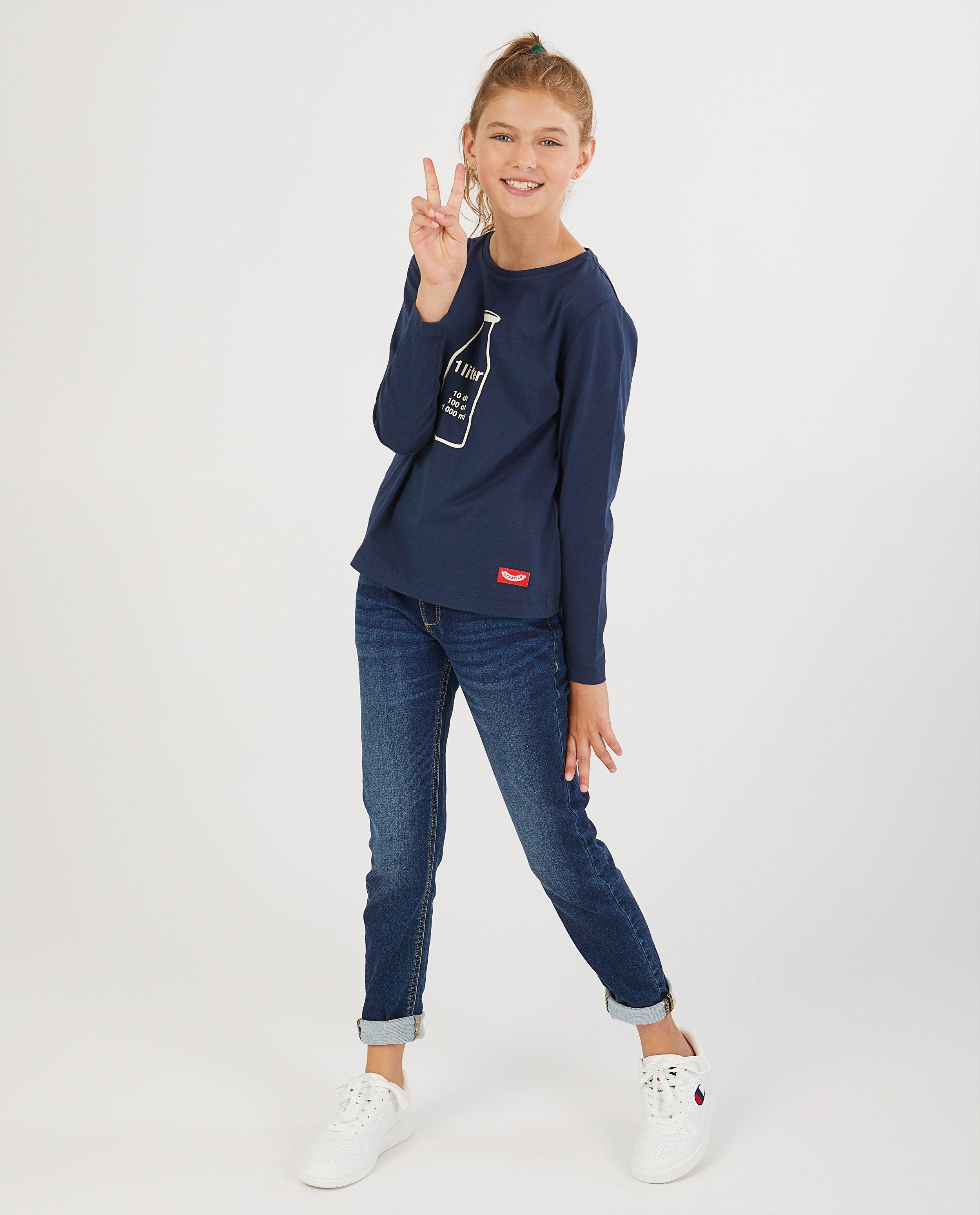 Blauwe longsleeve Stratier - 1L - Stratier