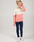 Wit-roze sweater Stratier - breuken - Stratier