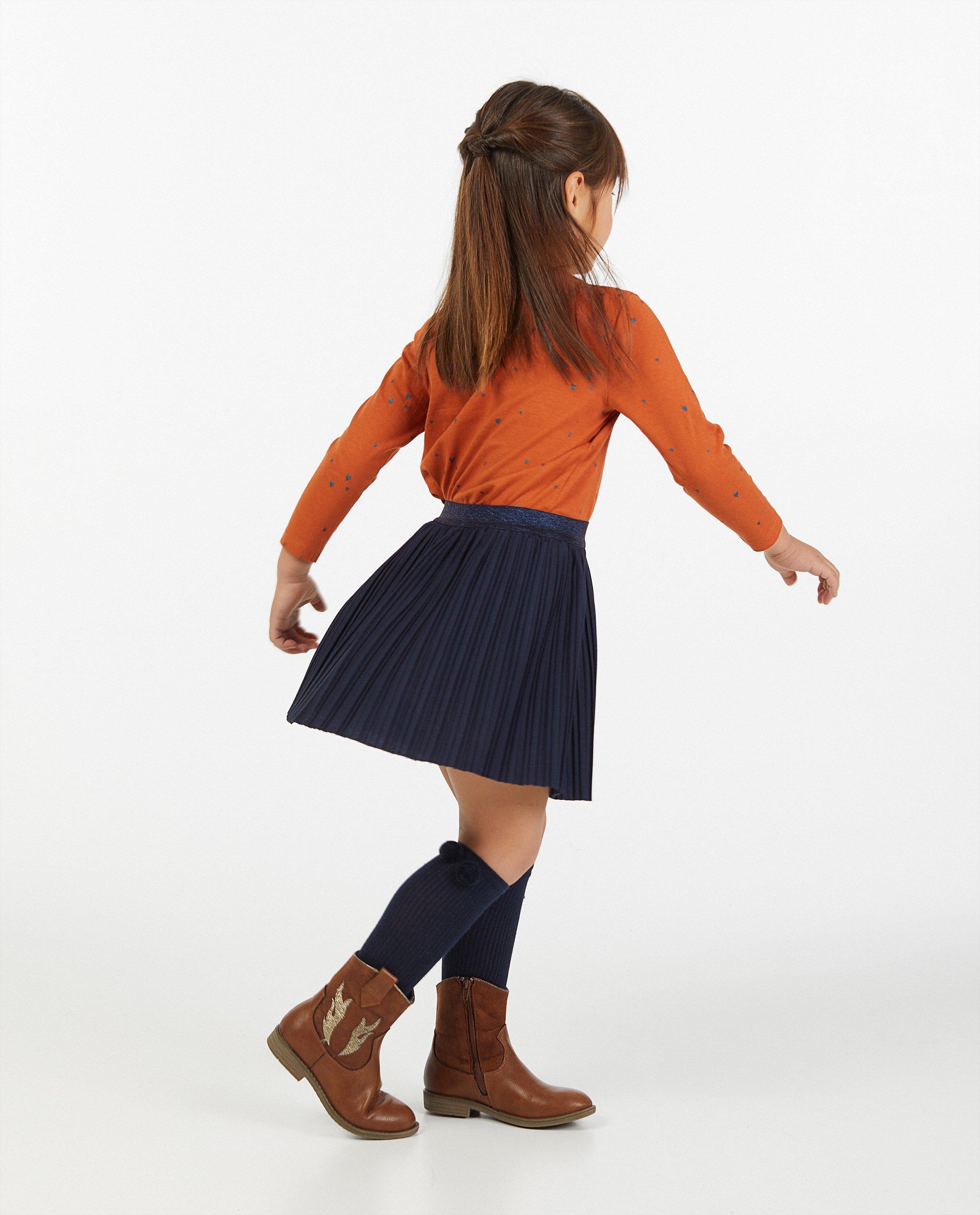 Longsleeve met print BESTies - oranje - Besties