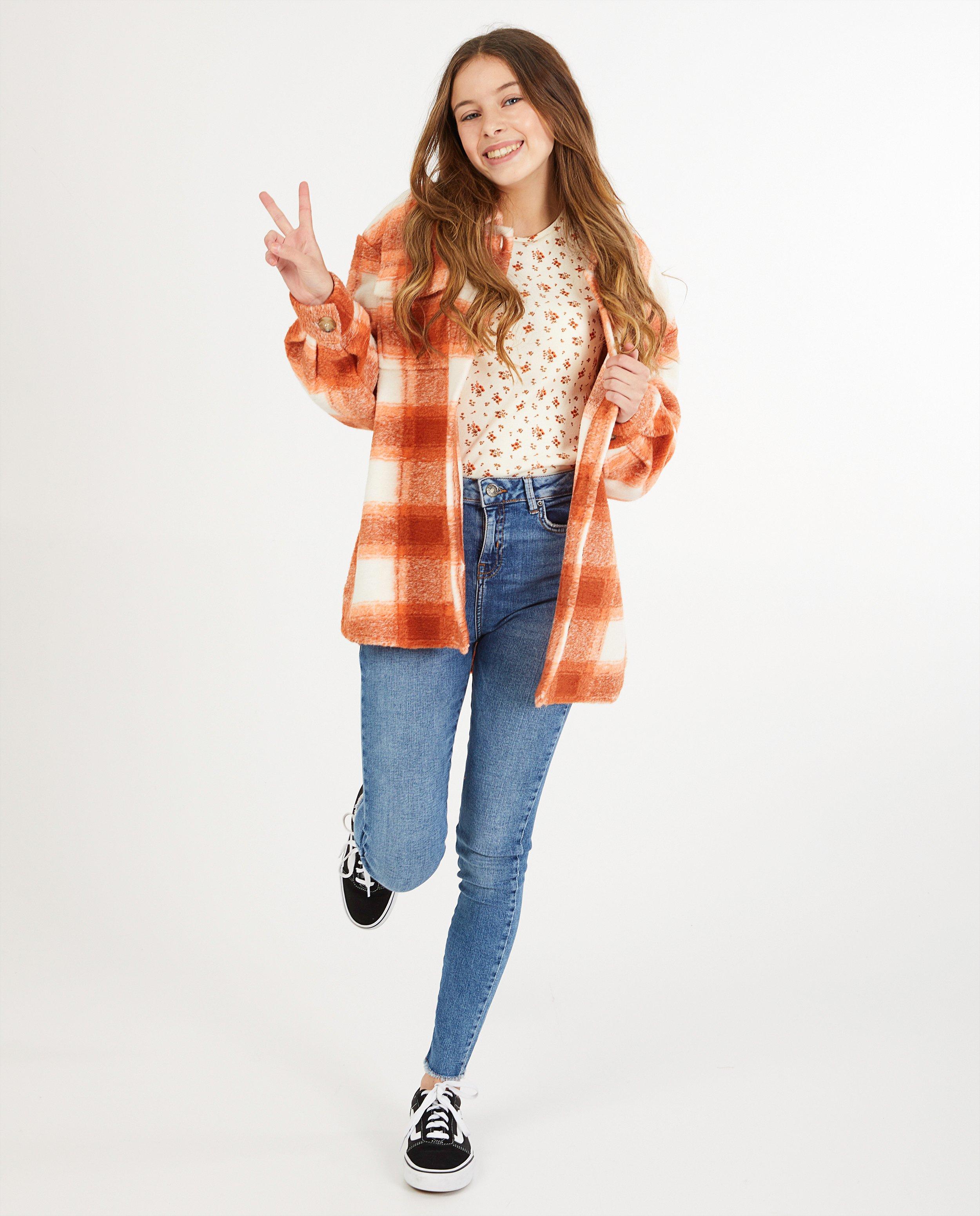 Longsleeve met bloemenprint - en ribreliëf - Groggy