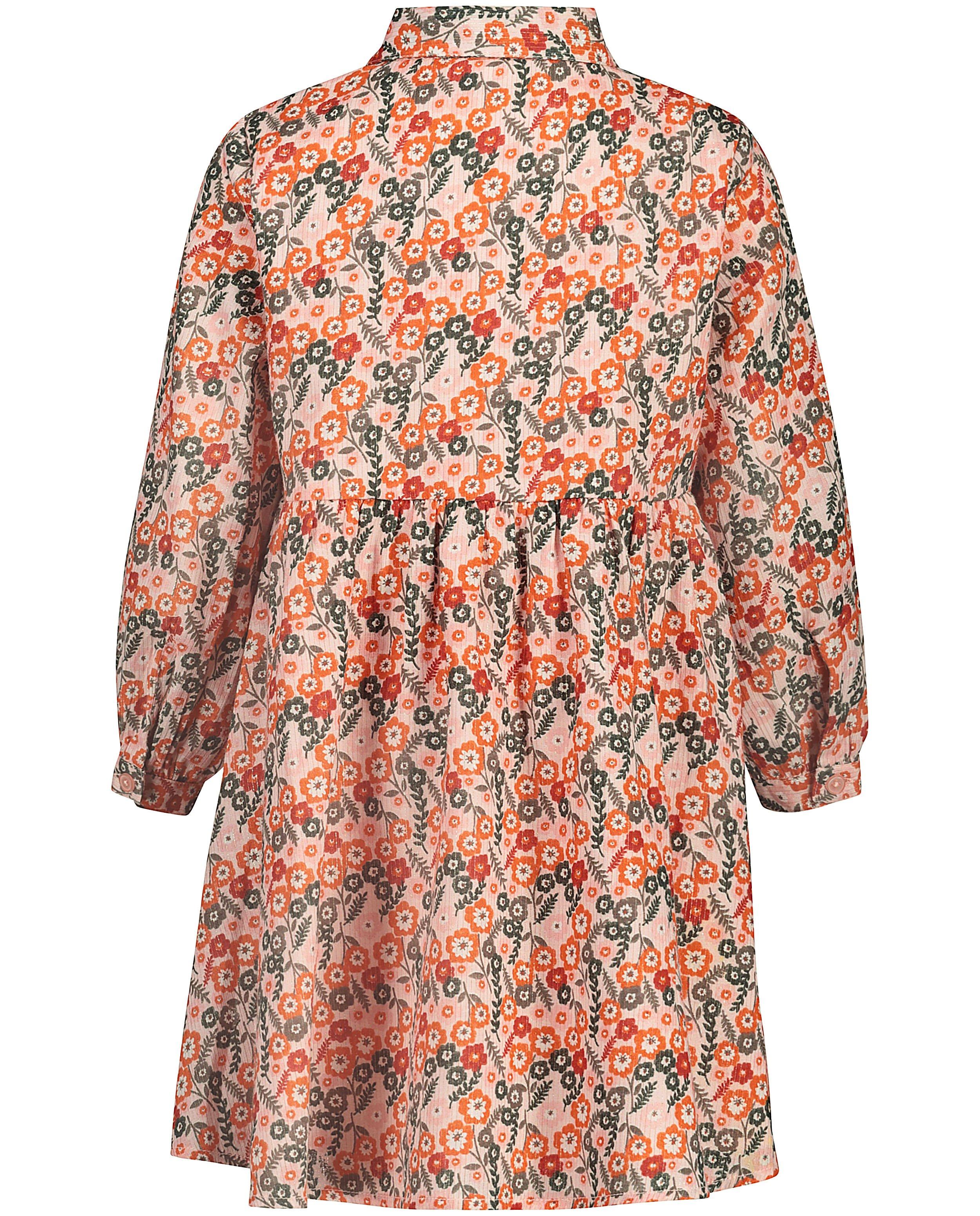 Kleedjes - Roze jurk met bloemenprint