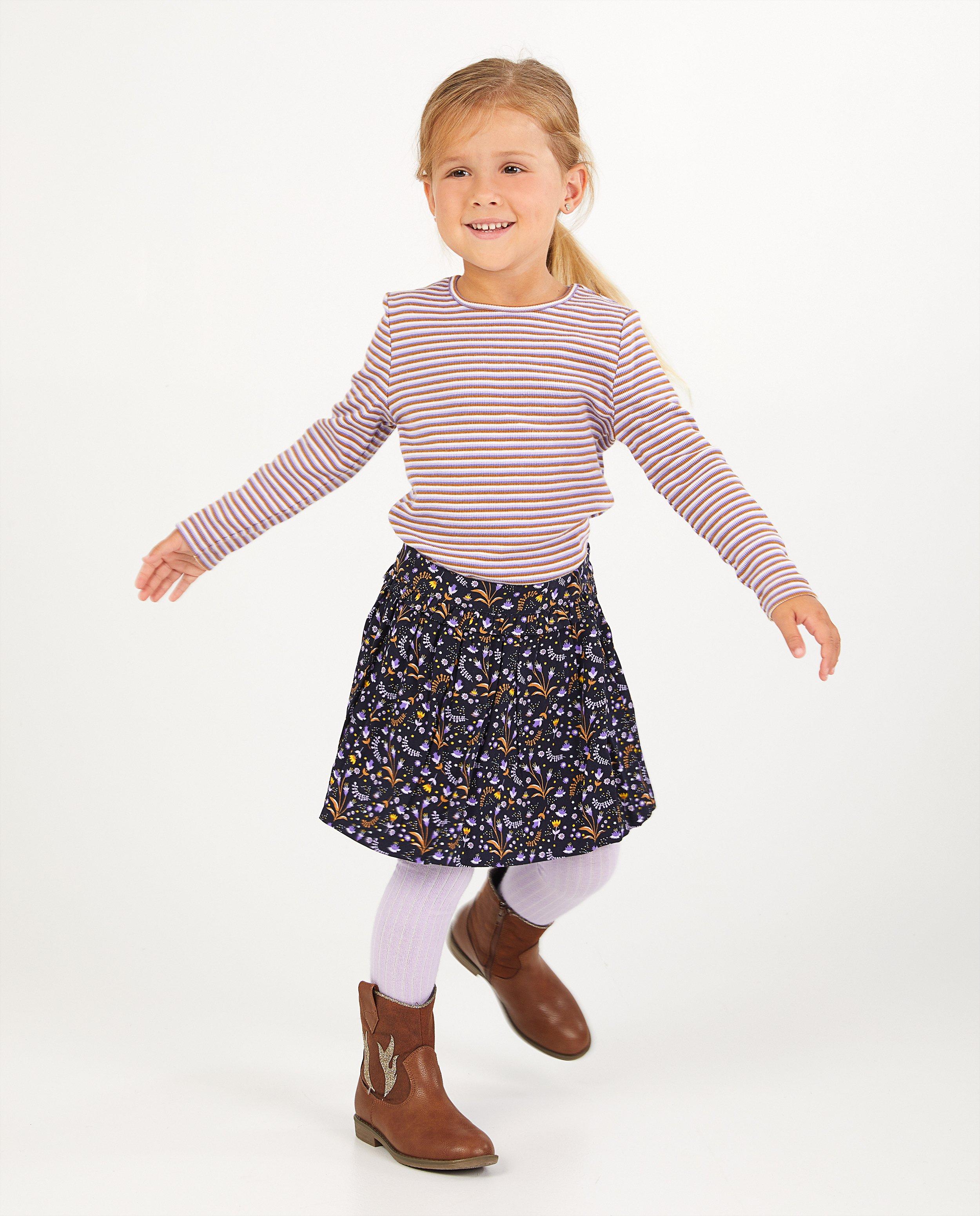 Donkerblauwe rok met print Maya - allover - Maya