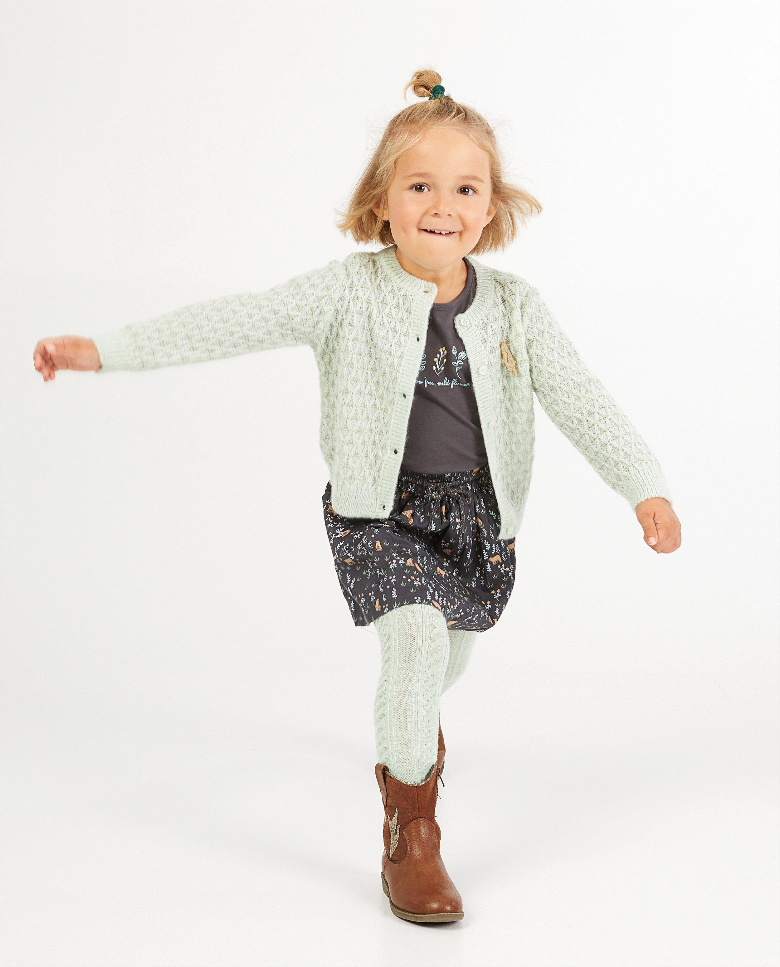 Cardigan vert clair - en fin tricot - Milla Star