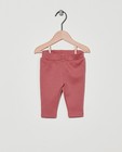 Roze broek met strik - en metaaldraad - Newborn 50-68