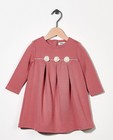 Robe rose à pompons - avec un fil métallisé - Newborn 50-68