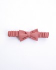 Roze haarband met strik - met metaaldraad - Cuddles and Smiles
