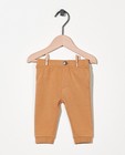 Pantalon beige en coton bio - stretch - Newborn 50-68
