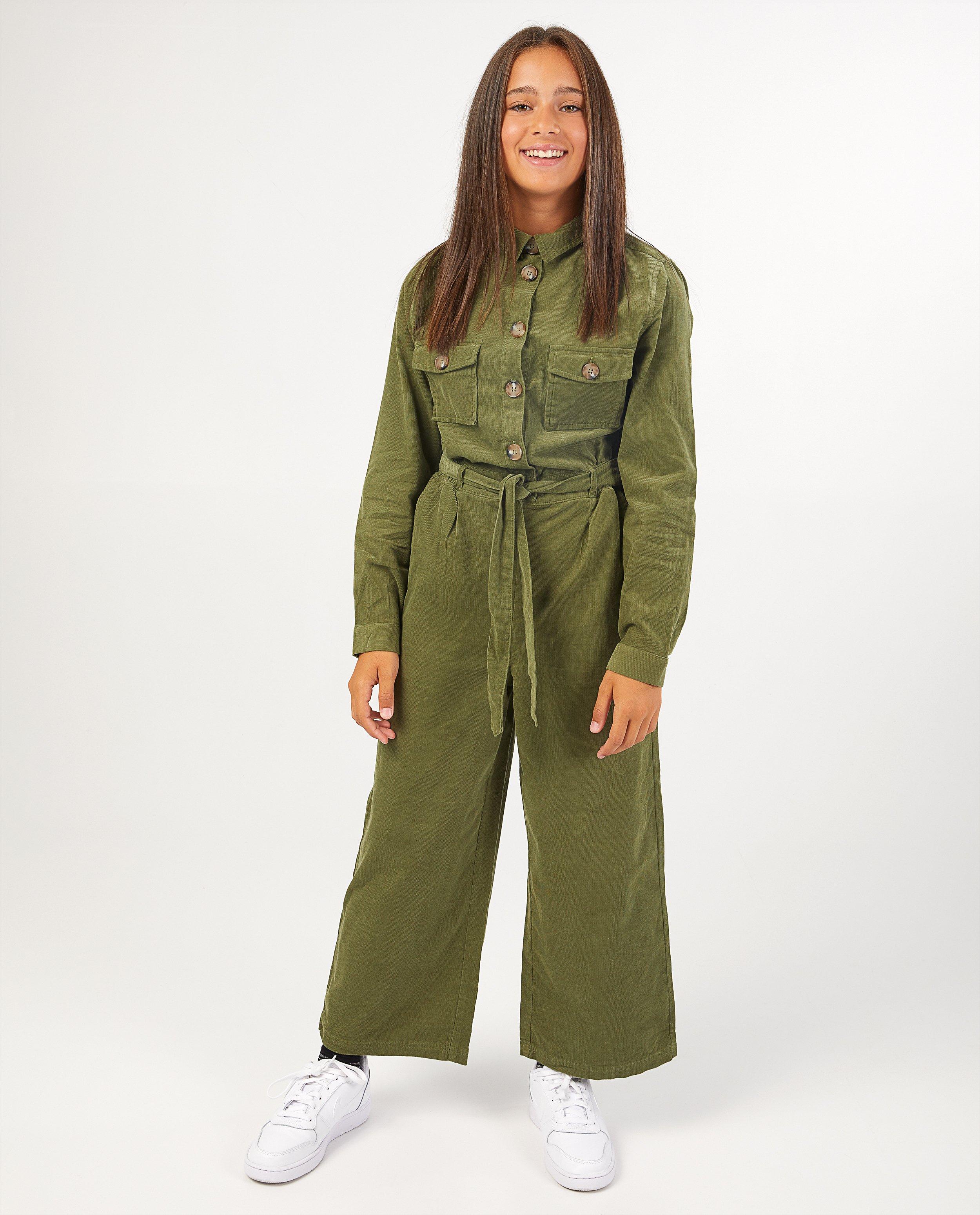 jumpsuit ribfluweel