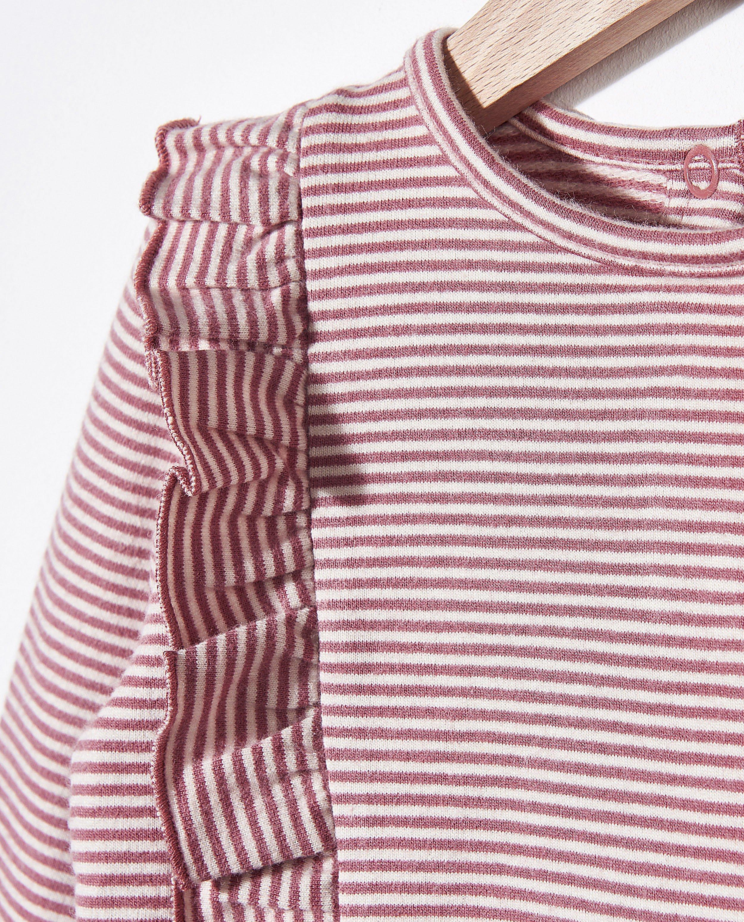 T-shirts - Gestreepte longsleeve van biokatoen