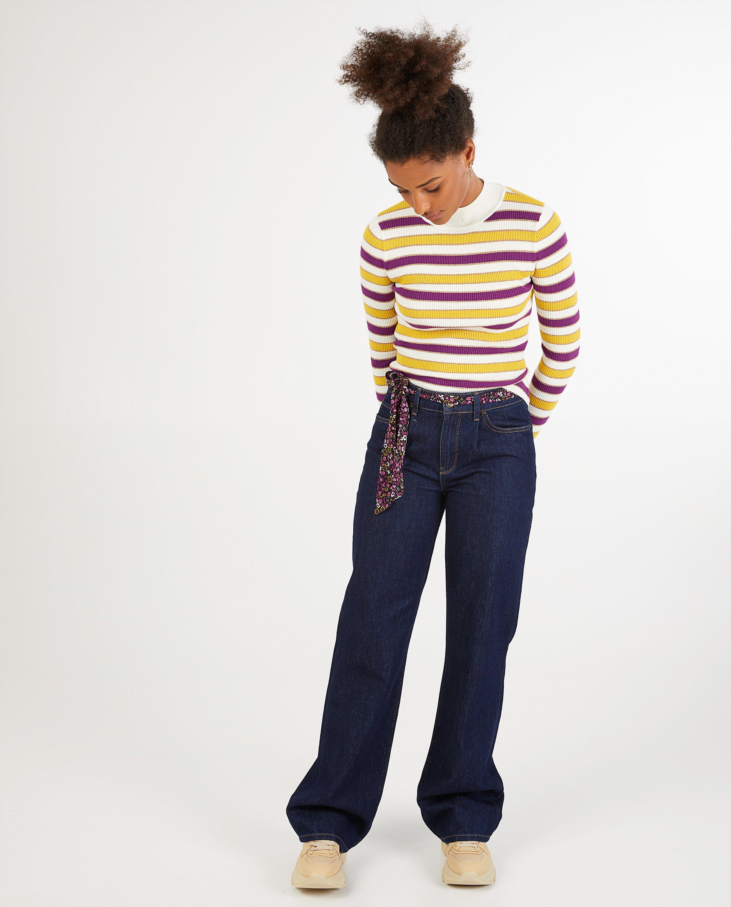 Pull rayé Karen Damen - imprimé intégral - Karen Damen