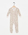 Witte pyjama met print Hatley - met ritssluiting - Hatley