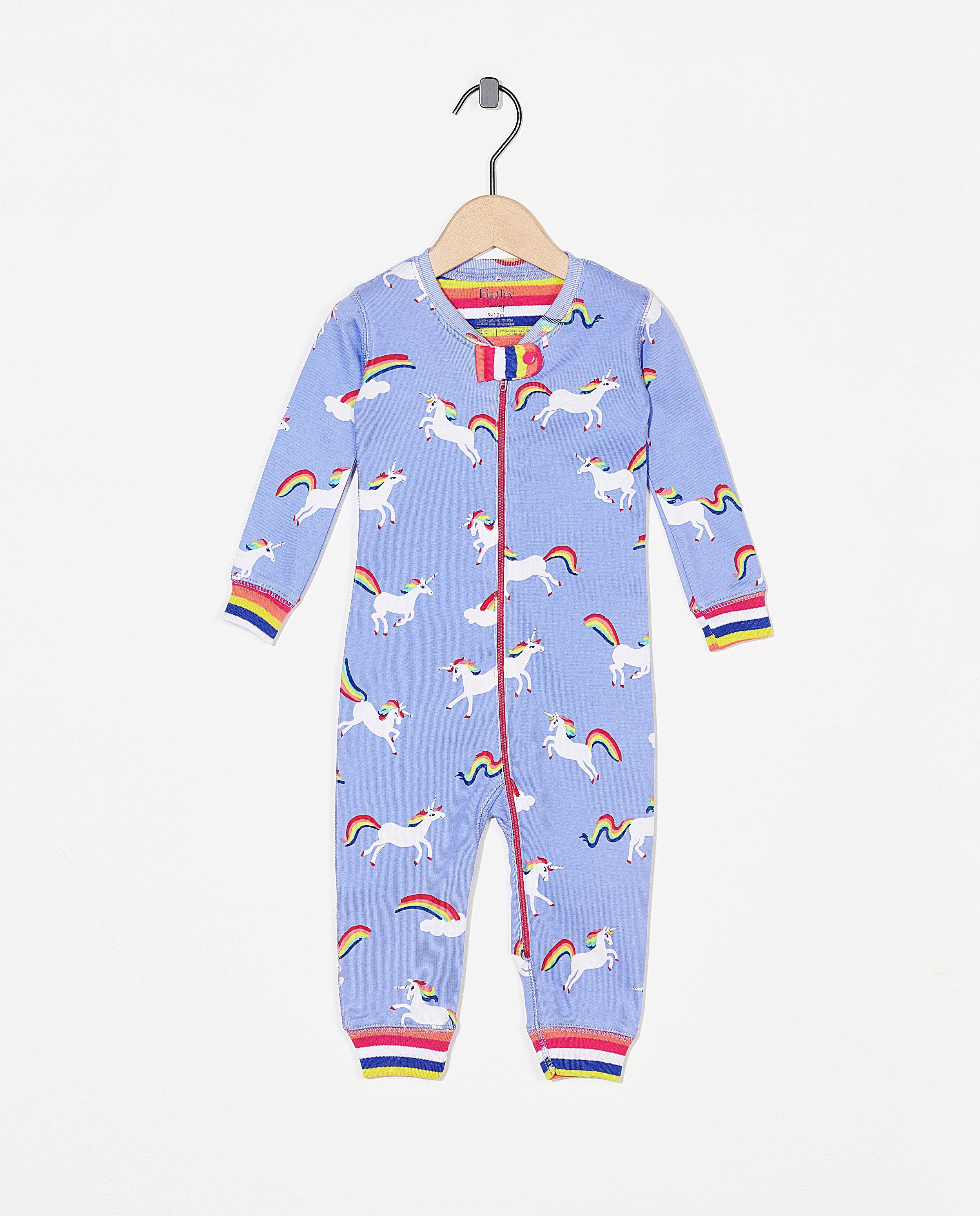 Pyjama bleu à imprimé Hatley - licorne - Hatley