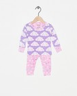 Paarse pyjama met print Hatley - tweedelig - Hatley