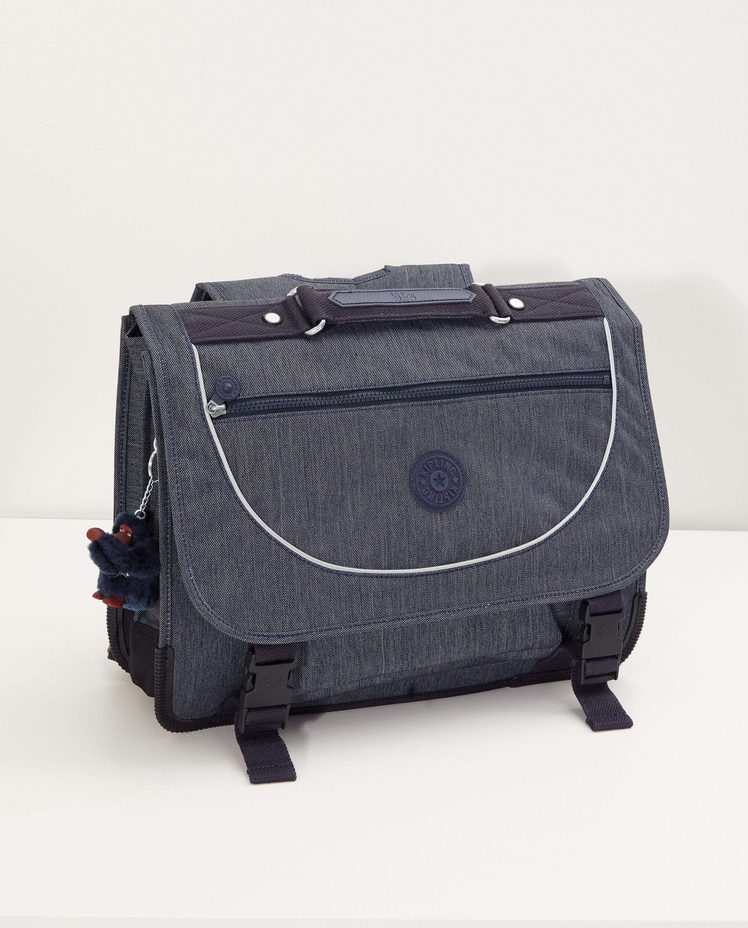 Donkerblauwe boekentas Kipling - met regenhoes - kipl