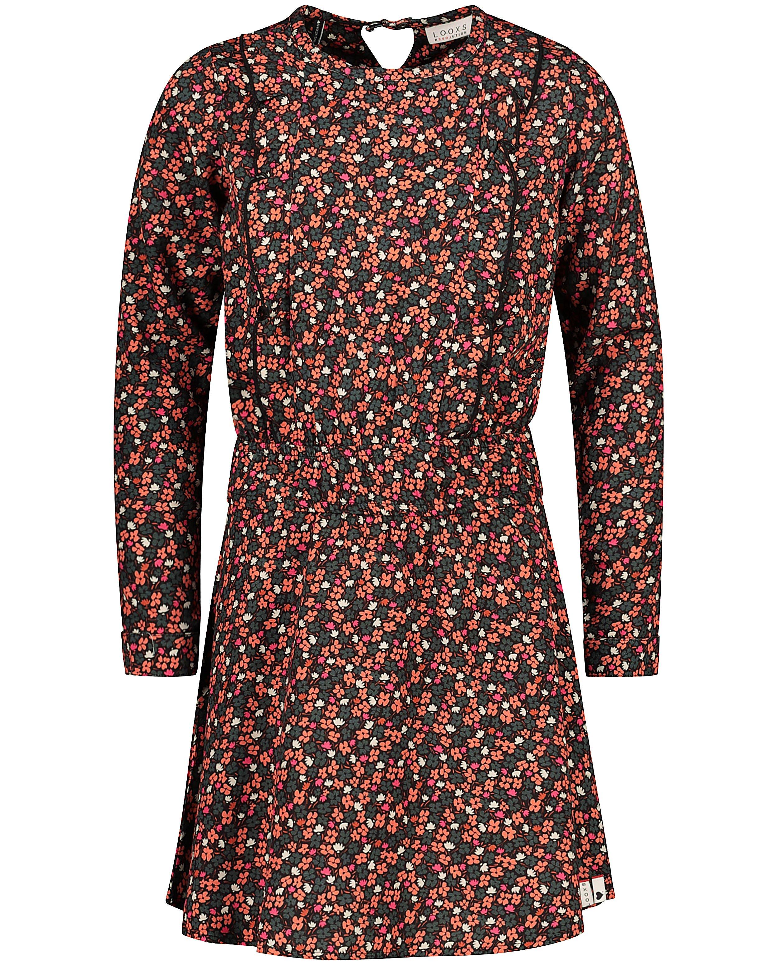 Jurk met bloemenprint Looxs - allover - Looxs