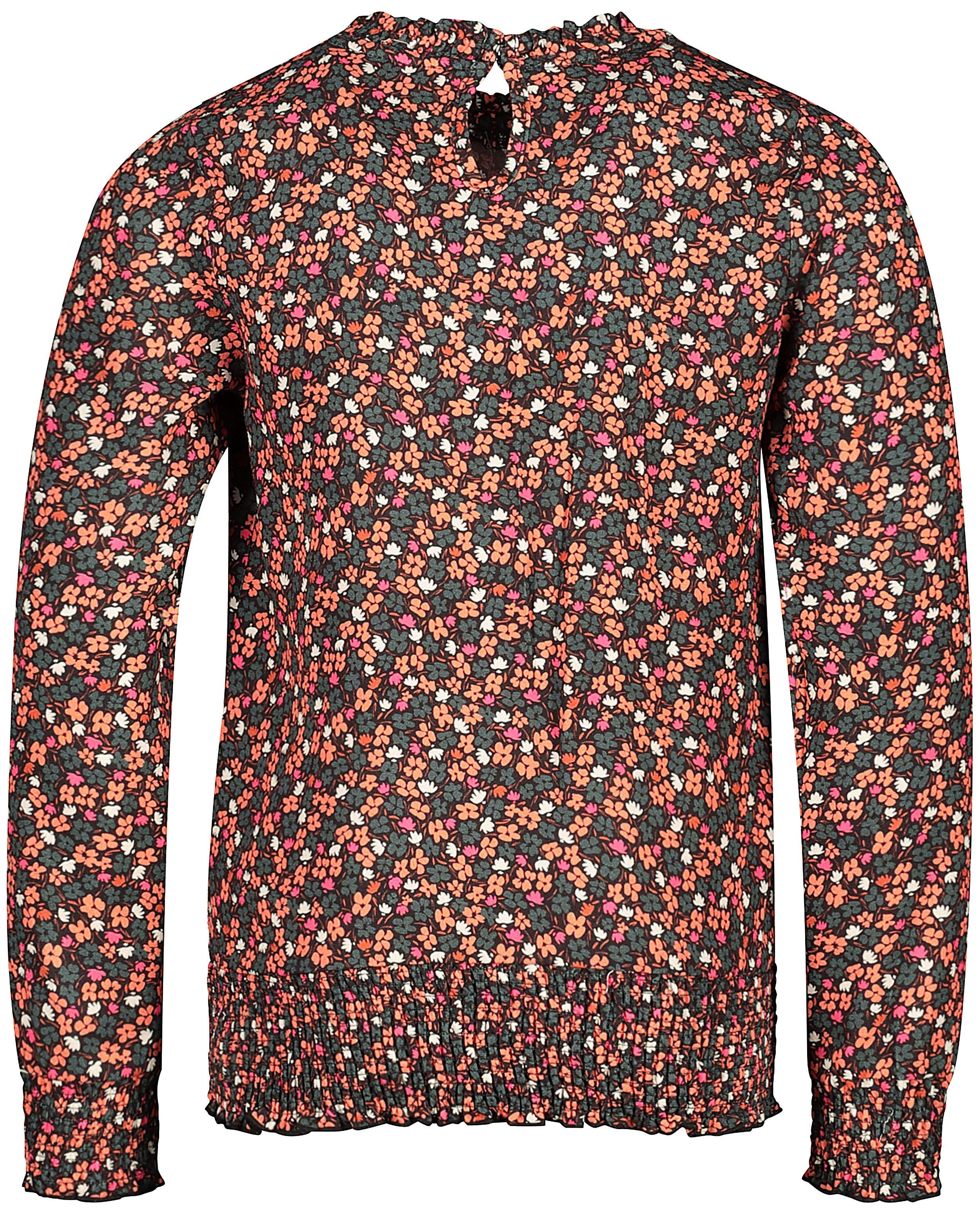 Chemises - Zwarte blouse met print Looxs