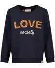 Blauwe sweater met opschrift Looxs - stretch - Looxs