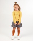 Pull jaune avec broderie - tricot - Milla Star